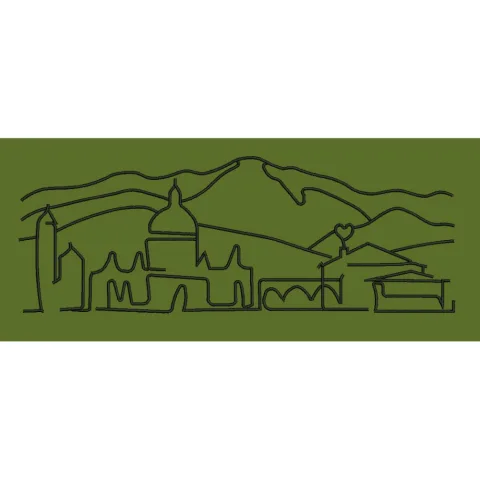 Village Design Embroidery Design