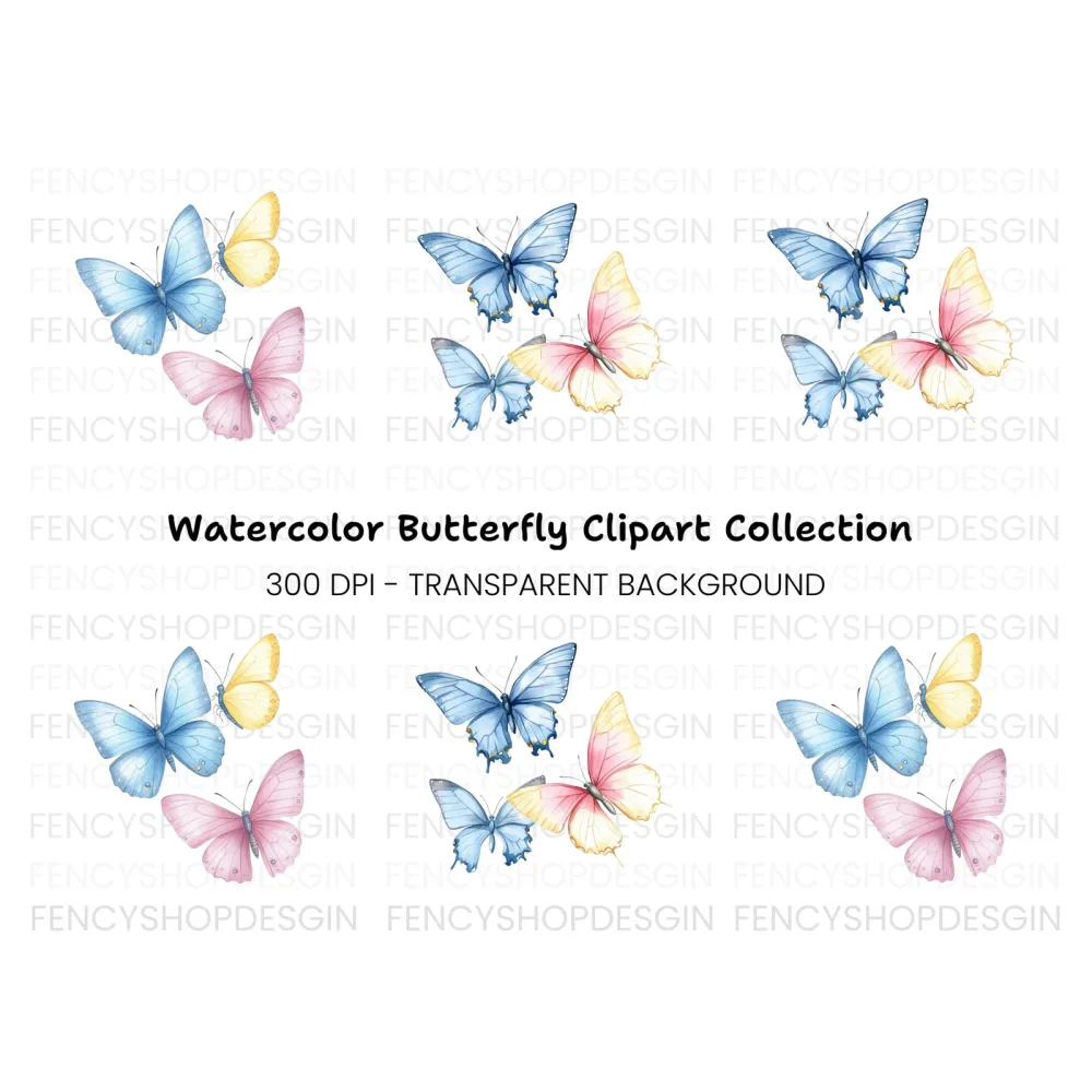 Butterfly Clipart Bundle