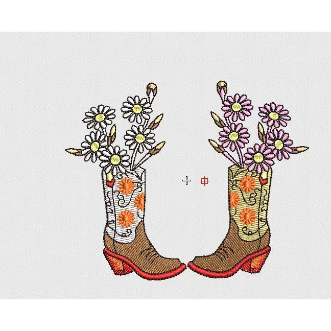 Shoes Embroidery Design