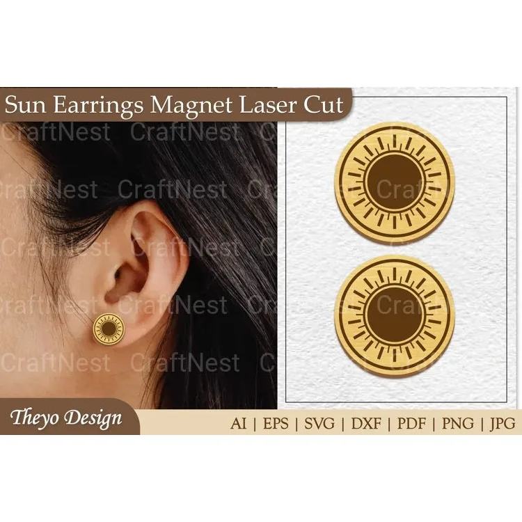 Earrings Magnet SVG Bundle