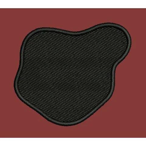 Organic Pebble Patch Embroidery Design