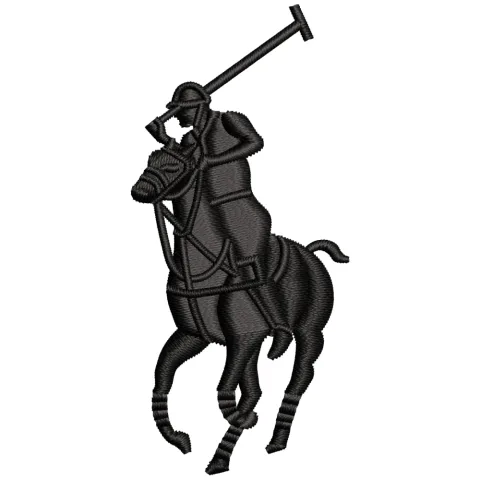 Player Of Rider Embroidery Design