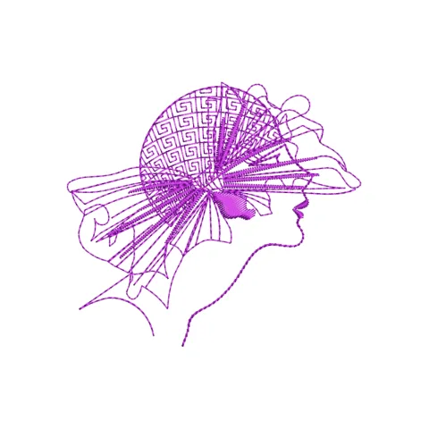 Face Embroidery Design