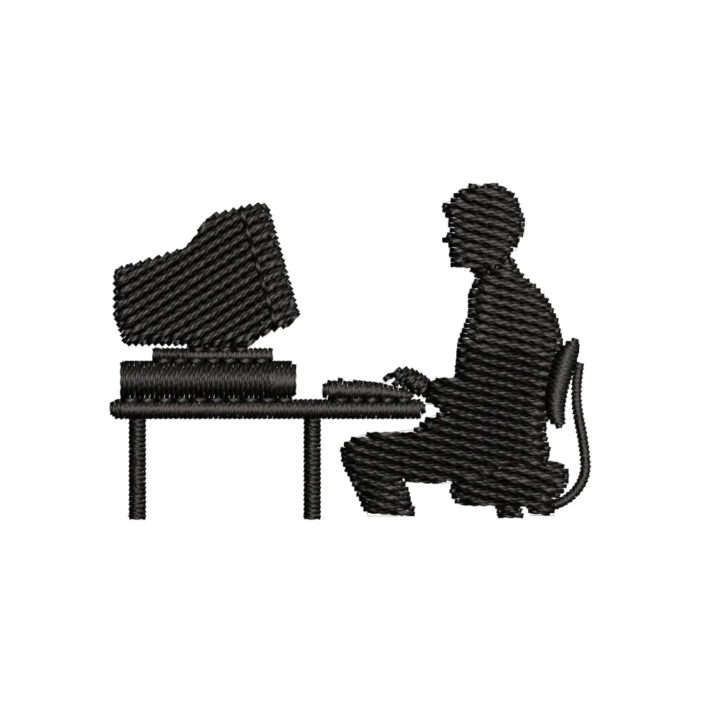 Work Embroidery Design