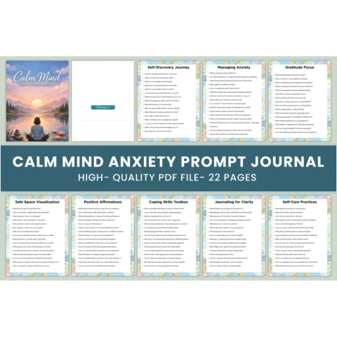 Calm Mind Anxiety Prompts
