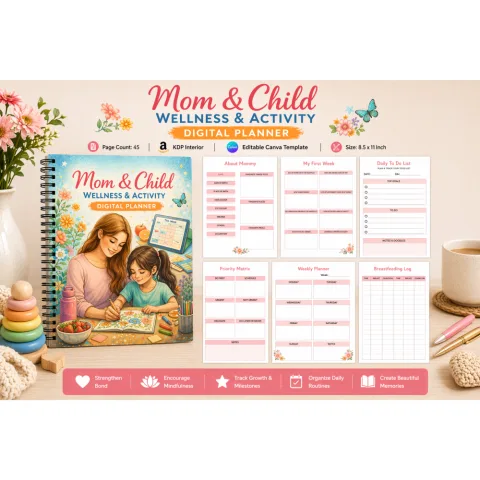 Mom Child Wellness Activity Planner