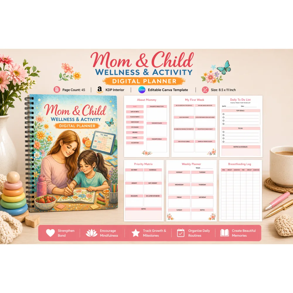 Mom Child Wellness Activity Planner