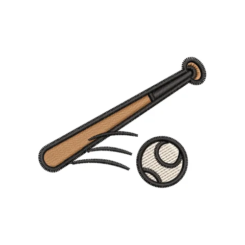 Baseball Embroidery Design