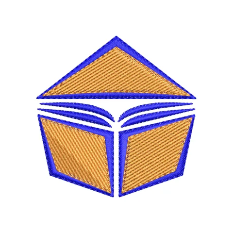 Book Home Embroidery Design