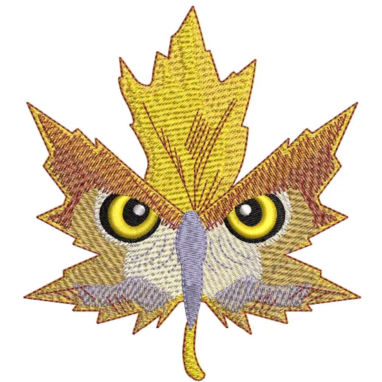 Leaf Embroidery Design