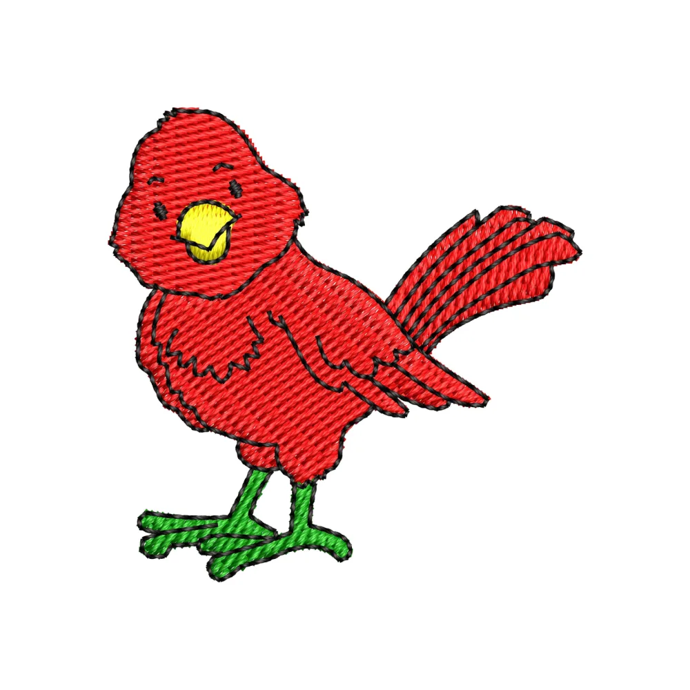 Sparrow Embroidery Design