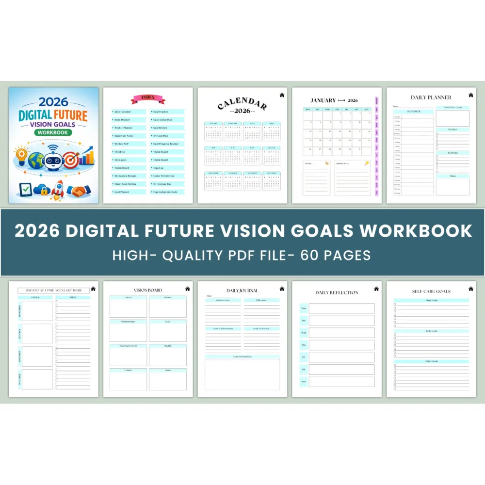 Future Vision Goals Workbook