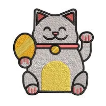 Cat Embroidery Design